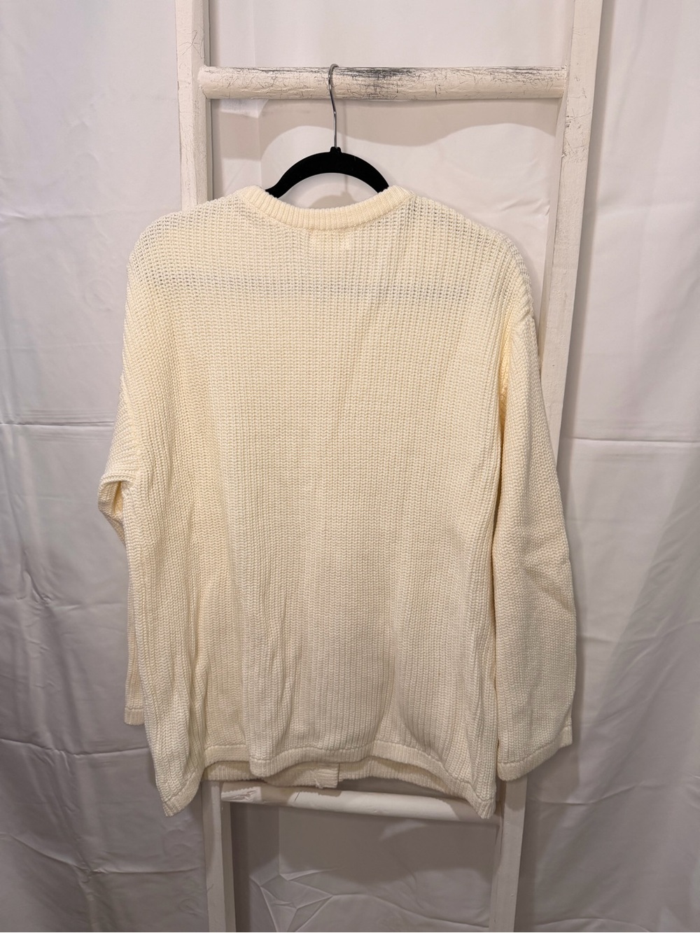 H&M Cream Button-Front Knit Cardigan - Picture 3 of 3